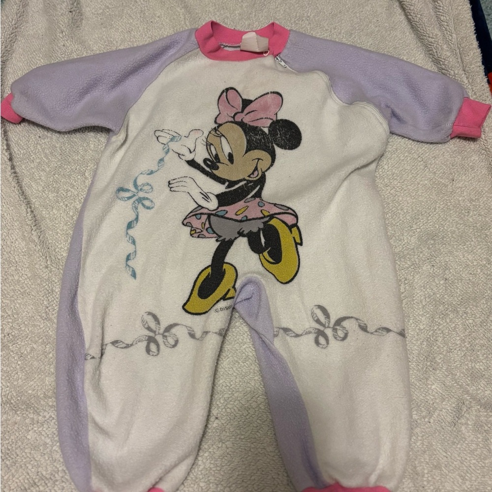 VINTAGE 90’s Disney Minnie Mouse One Piece - (fits up to 24m)